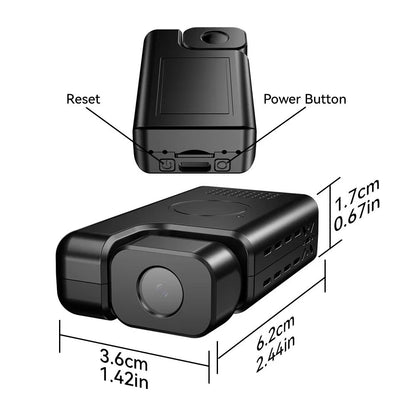 Mini WiFi Security Camera 1080P Wide Angle Night Vision Motion Detection Rechargeable Battery Easy to Mount & App-Controlled