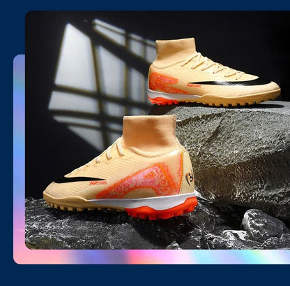 Men Soccer Shoes Society Professional Soccer Cleats Adult Fast Turf Training Football Shoes Outdoor Futsal Football Field Boots