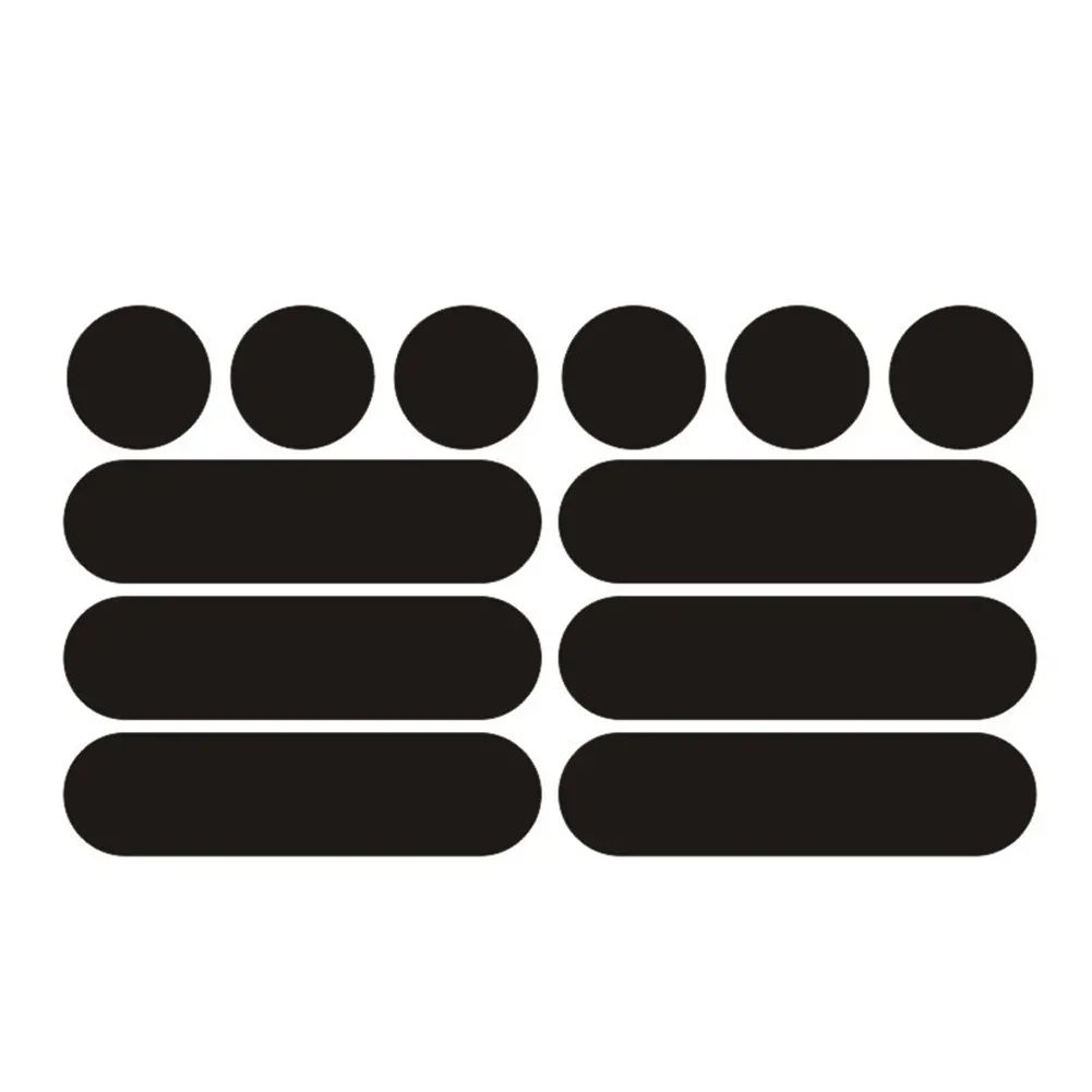 Adesivos Refletivos para Capacetes Adesivos Invisíveis para Capacetes Fita Refletiva Autoadesiva para Capacetes de Bicicleta Moto Scooter