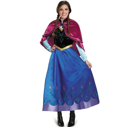 Halloween Costume Frozen Co Anna Dress Cos Queen Costume