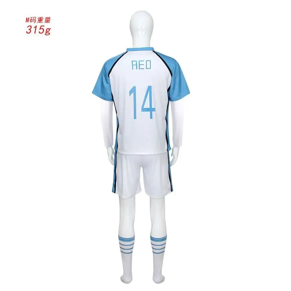 Anime Cosplay Costume Ness Kaiser Isagi Nagi Reo Itoshi Sae Shidou Ryuusei Cosplay Jersey With Shorts Uniform Clothes