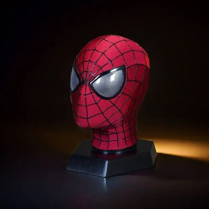 Homem-Aranha Cosplay Máscara Eletrônica de Olhos Móveis Homem-Aranha 1:1 Brinquedos com Controle Remoto para Adultos e Crianças de Presente
