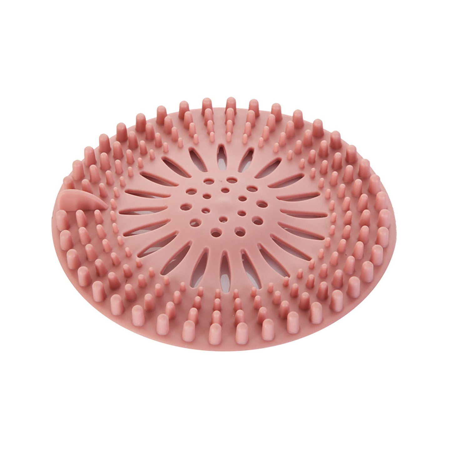 Silicone Drain Hair Catcher with Suction Cup Shower Bathtub Drain Strainer Hair Filter Drain Sink Strainer Bathroom Accessories