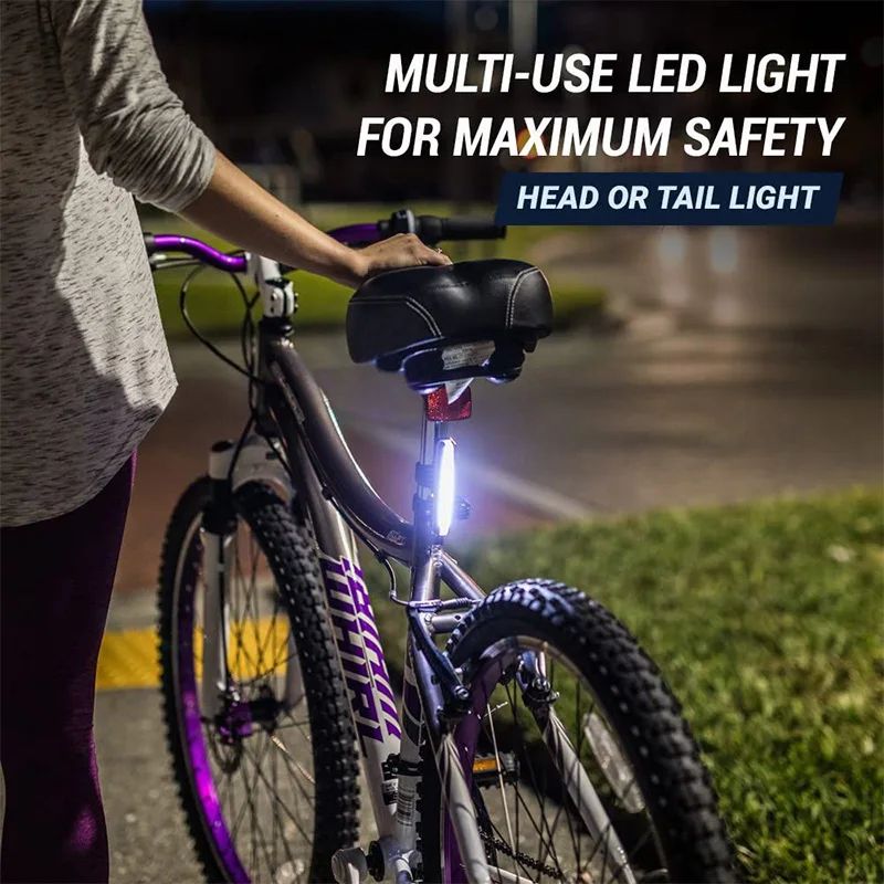 BUCKLOS Bike Light COB Front Rear Bicycle Lights LED Rechargeable Mountain Road Bicycle Lamp MTB Tail Light Cycling Flashlight