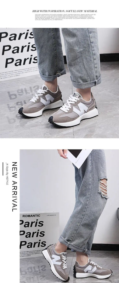Tênis Feminino Casual Moda Respirável Caminhada Chato Tênis Feminino 2025 Academia Vulcanizado Branco Calçado Feminino
