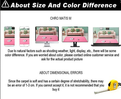 VIKAMA Christmas Carpet Festive Red Kitchen Rug Doormat Welcome Mat Runner Rug Winter Rug For Bedroom Warm Carpet For Live Room