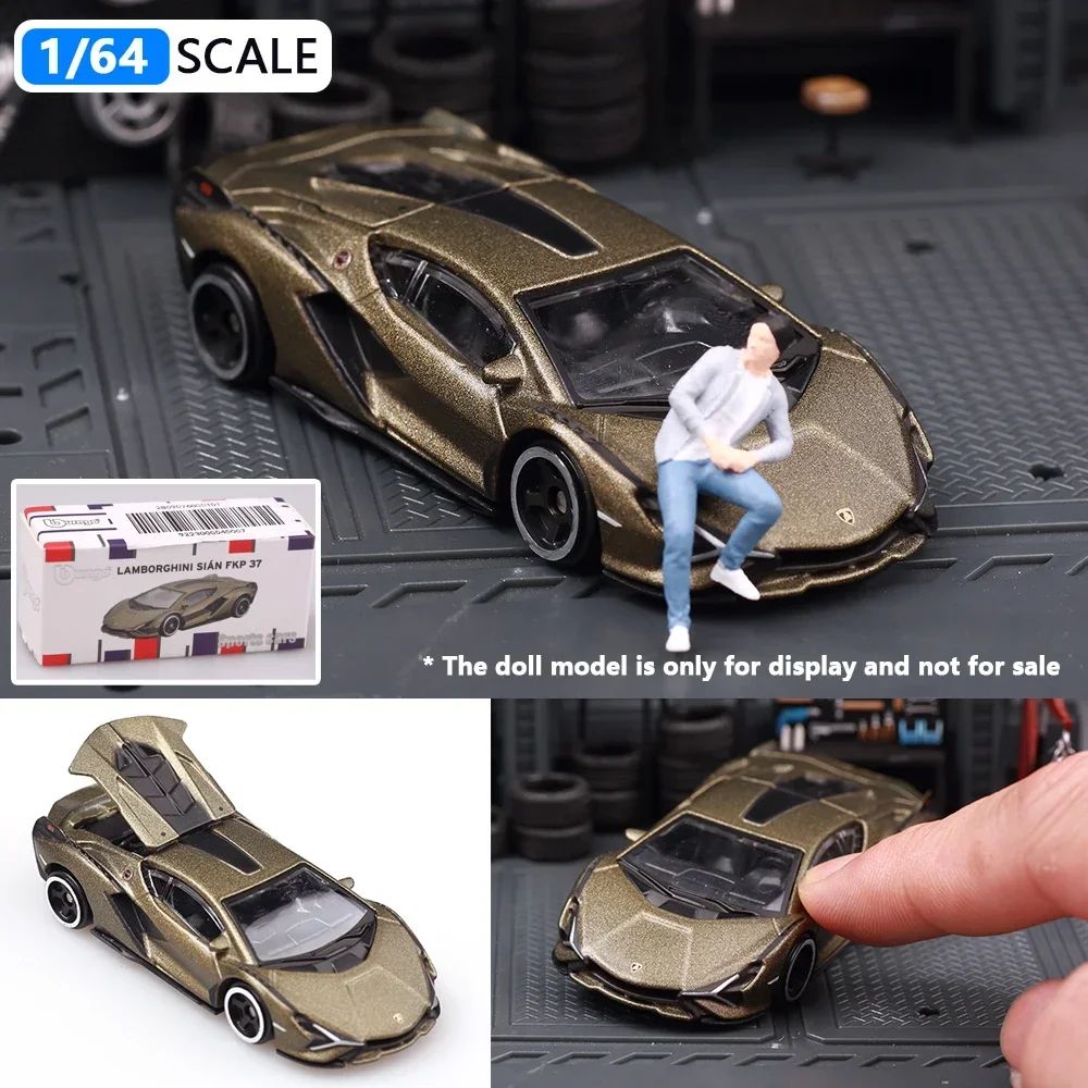 Bburago 1:64 Porsche 911 GT2 Lamborghini Ferrari SP3 812 1959 Cadillac Miniatura de Carro de Liga Fundida Brinquedo de Coleção Presentes