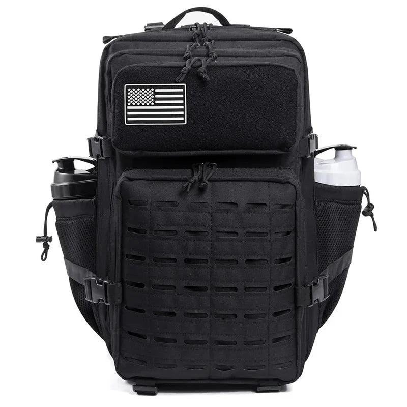 25L/45L Tactical Backpack for Women/men Laser Cut Molle survival Daypack School Bag Gym Rucksack with Dual Cup Holder