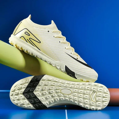 New Men Soccer Shoes Training Boys Outdoor Sport Football Boots Adult  Long Spikes Non Slip Cleats Breathable Match Comfortable