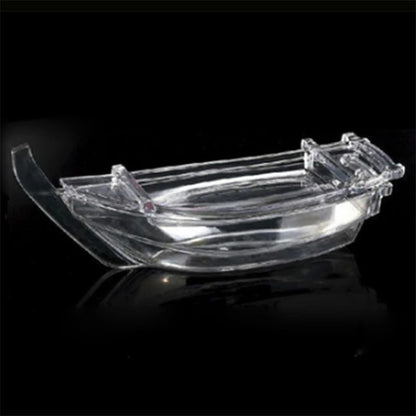 Barco de sushi preto Sashimi gelo seco barco de cozinha ABS prato de salmão prato de sashimi Culinária japonesa Barco Dragão recipiente