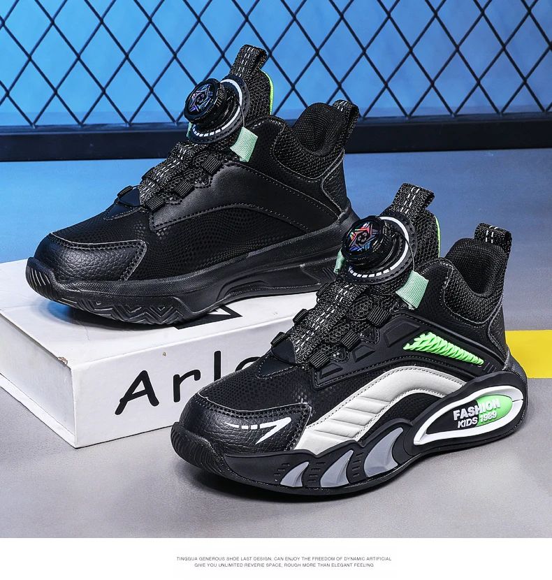 New Arrival Children Shoes Girls Boys Fashion Sneakers Comfortable Kids Sports Shoes Breathable Casual Leather Outdoor Shoe