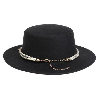 British Style Felt Fedora Jazz Hat Elegant Wedding Party Trilby Lightweight Unisex Fashionable Headwear