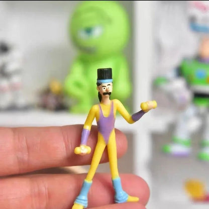 Figura Genuína Minionqas Desenho Animado Vilão Boneco Enfeite Acessórios Coleção Brinquedo