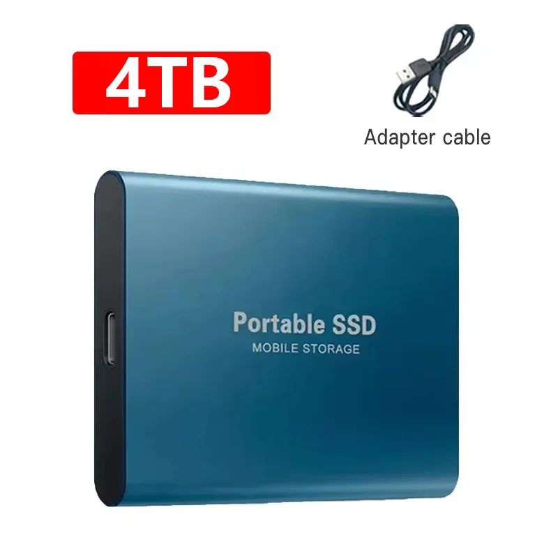SSD Externo de Alta Velocidade 1TB Portátil SSD 16TB Disco Rígido Externo Armazenamento em Massa para Laptop Mac
