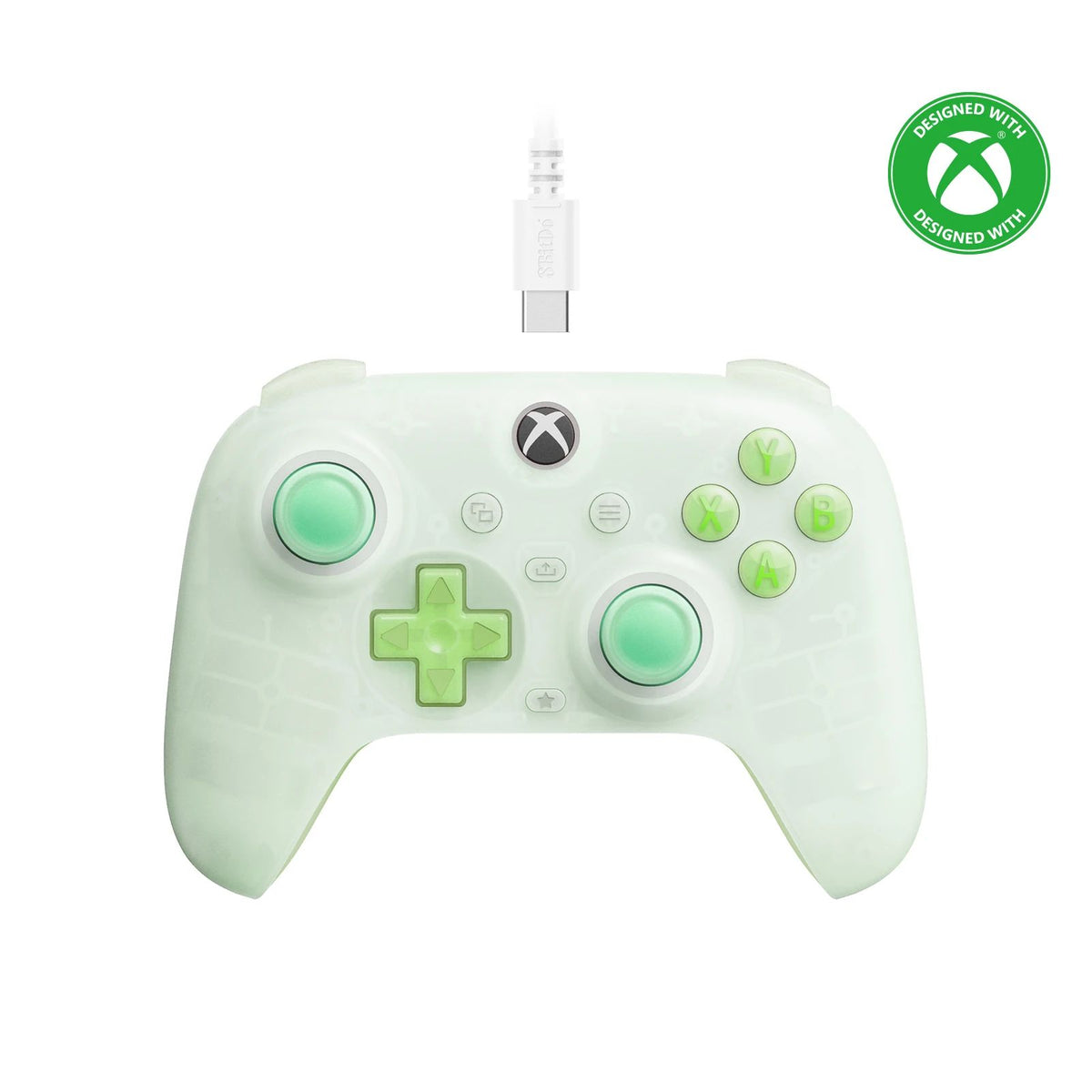 8BitDo Ultimate Mini Wired Controller with Game Pass Joystick for Xbox Series S/X, Xbox One, Windows 10/11 Gamepad Accessories