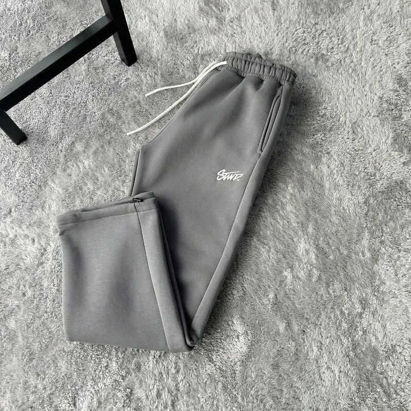 Calça de Moletom Larga Y2K com Estampa de Letras Estilo Streetwear Retrô Americano Harajuku para Mulheres e Homens, Calça de Cintura Alta da Moda, Roupa de Rua Masculina
