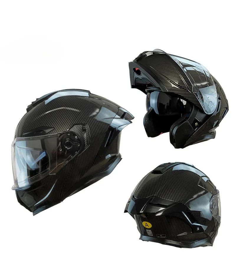 Capacete Articulado de Moto com Bluetooth Lente Dupla Off-road Capacete de Corrida Cascos para Moto Capacete de Moto Aprovado pelo DOT Para BMW