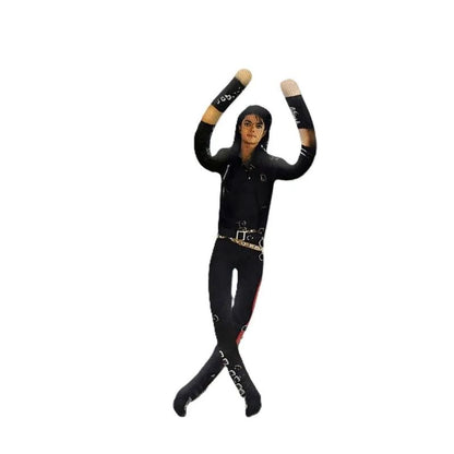 HOT Anime Michael Jackson Cosplay Prop Doll Plush Stuffed Figure Dolls Room Decoration Abstract Joint Mobility Props Gift
