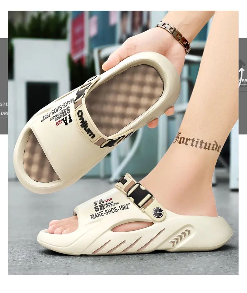 Flip Flops Male Massage Slippers Outdoor Sandals Beach Clogs Indoor Comfortable Soft Slides Men Casual Shoes Women Home Slippers