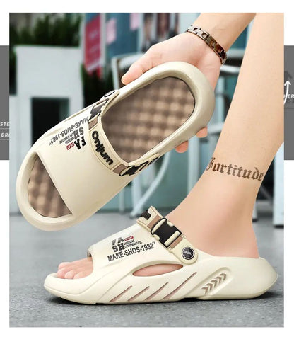 Flip Flops Male Massage Slippers Outdoor Sandals Beach Clogs Indoor Comfortable Soft Slides Men Casual Shoes Women Home Slippers