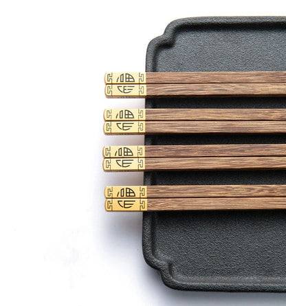 Hashis de Sândalo Vermelho Natural de Alta Qualidade Premium Conjunto de Talheres Utensílios de Mesa Domésticos para Presente Hashis Chineses