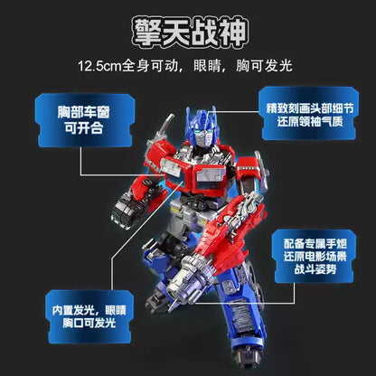 Boneco de Ação do Filme Transformation Op Comandante Bumblebee Mirage Scourge Montagem com Luz