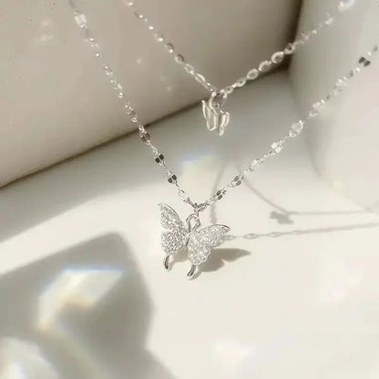 Colar Feminino com Pingente de Gota D'água com Borla em Aço Inoxidável Banhado a Ouro, Estilo Europeu e Americano, Corrente na Clavícula, Joia para Festa