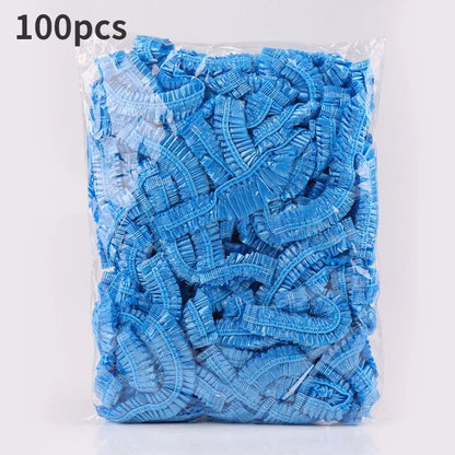 Toucas de Banho Descartáveis Acessórios para Sauna Transparentes e à Prova d'Água Toucas Descartáveis para Cabelo Produtos de Banheiro para Casa