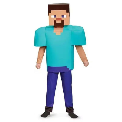 Game My World Role Play Holiday Party Pixel Costume Toy Mc Boys Girls Set Diamond  Christmas Gift Stage Costume