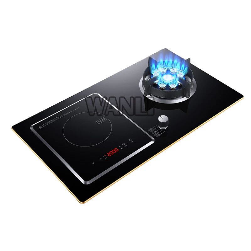Desktop 220v Household Built-in Electric Dual-purpose Gas Stove Induction Cooker Natural Gas/Liquefied Petroleum Gas Single-burn