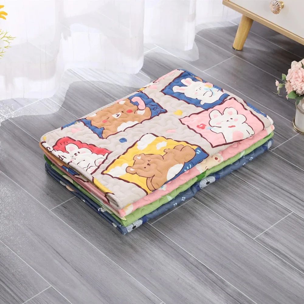 Tapete de Verão para Pets Cobertor Gelado à Prova de Umidade para Cães Almofada para Sofá e Chão Hipoalergênico para Gatos Capas de Cama para Pets Respiráveis