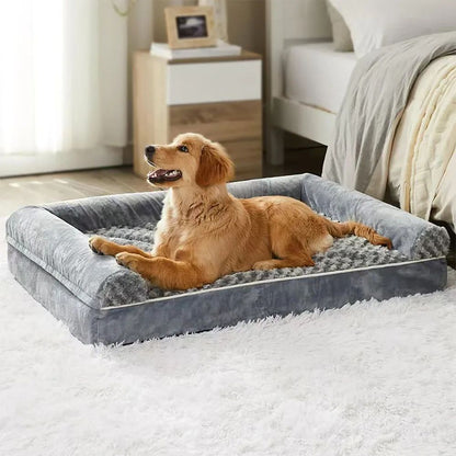 Cama para Cachorro de Luxo de Alta Qualidade Colchonete Ninho para Gato Confortável e Removível Aplicável a Filhotes Cães de Médio a Grande Porte Gatos Suprimentos de Cama Macia para Animais de Estimação