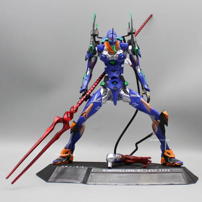 Venda quente de alta qualidade 33cm Evangelion 01 Anime Figura Eva Mutações Estatueta Coleção Estátua Enfeites de Mesa Presentes de Aniversário