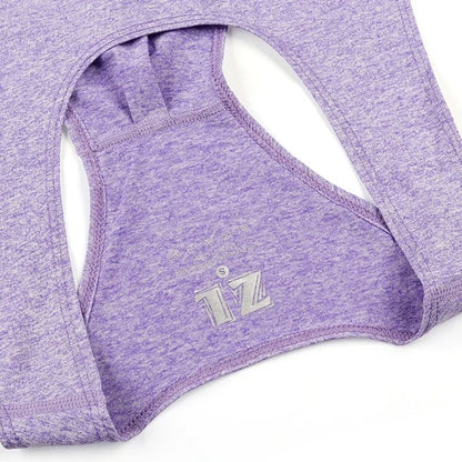 Sleeveless Racerback Yoga Tank Top,Women's Quick Dry Running Training Sports Vest Fitness Gym Top Workout Yoga Shirts