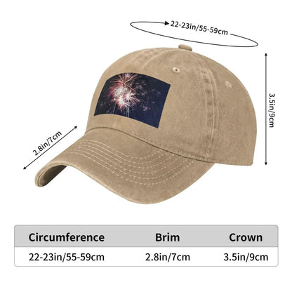 Casquette Baseball Cap Firework Running, Tennis, Dad Hat Seasons & Outdoor Travel. Trucker Hats for Man Woman