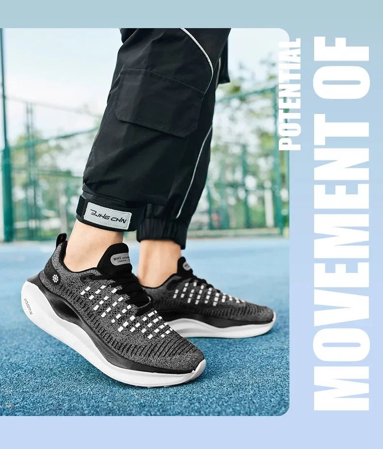 Tênis Feminino Mesh Conforto Tênis Esportivo Masculino 2024 Corrida Placa de Carbono Amortecimento Treino Esportivo Calçado de Corrida Unissex