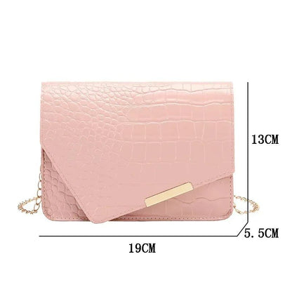 Mini Women's Shoulder Bag Luxury Brand Handbags for Women 2024 High Quality White Purse PU Hasp Messenger Bag Ladies Hand Bag