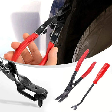 1/4PC Car Clip Pliers Tool Panel Clip Pliers Set Fastener Remover  Auto Retainer Clip Trim Rivet Removal Tool  Auto Door Car Uph