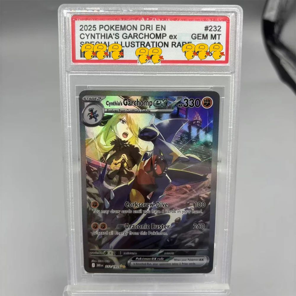 DIY PTCG Rating Card Collection Card 2021 SWSH FA/RAYQUAZA V MEWTWO ex Copy 10Points Rating Card Anime Game Gift