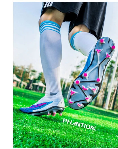 Society Cleats Men Soccer Shoes Professional Boys Football Boots Indoor Original Football Field Boots Sneakers Training Fast