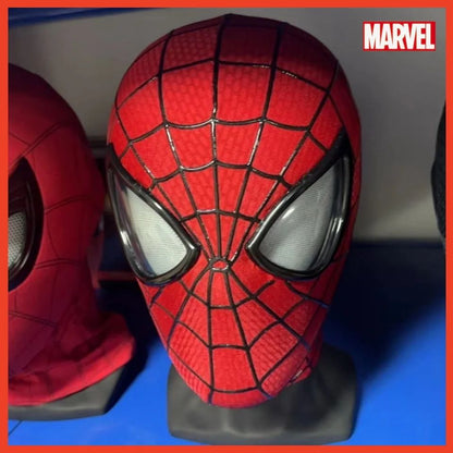 Homem-Aranha Cosplay Máscara Eletrônica de Olhos Móveis Homem-Aranha 1:1 Brinquedos com Controle Remoto para Adultos e Crianças de Presente