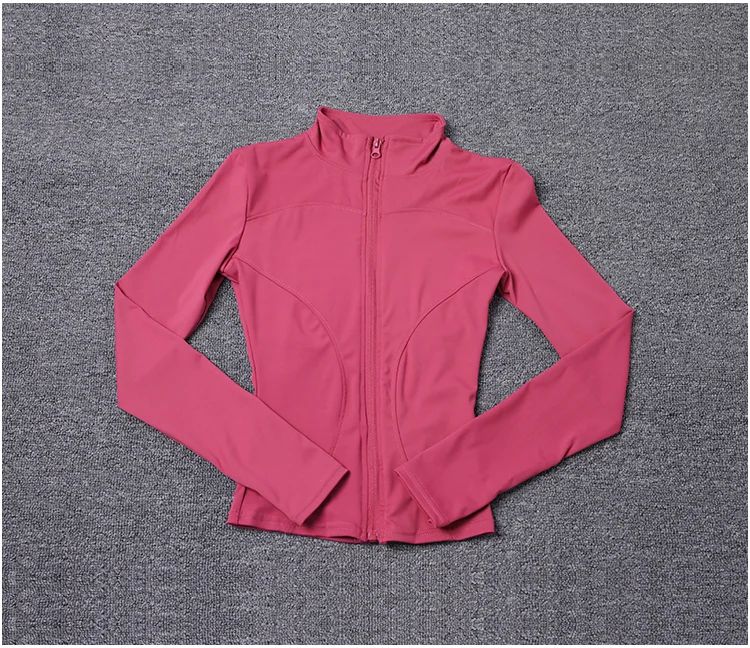 Women Sport Jacket Long Sleeve Shirt Workout Coat Gym Training Clothing Yoga Sportswear