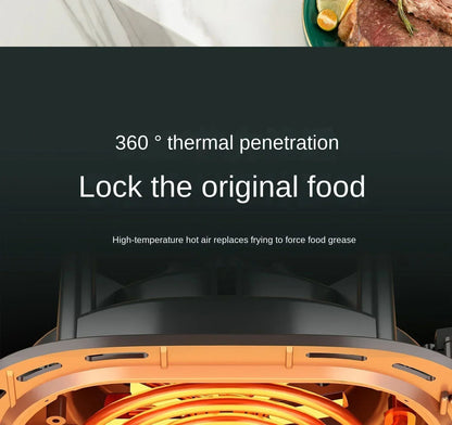 220V AUX Air Fryer and Oven Combo: Multifunctional, Fully Automatic, No Oil Technology, Easy-to-clean DD