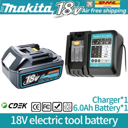 6AH 8AH 10AH 12AH Para bateria Makita 18V Ferramentas Elétricas Substituição Li-ion LXT BL1840 BL1850 para chave de fenda 18V com BMS