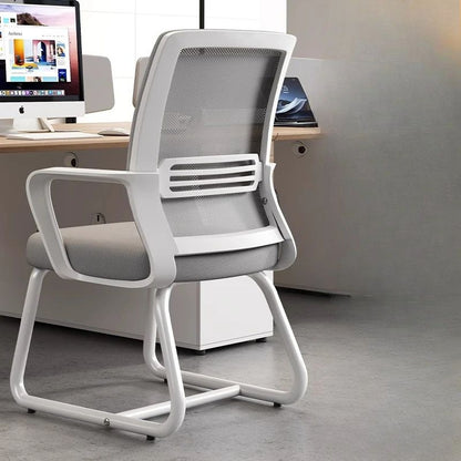 Ergonomic Office Chair Mesh Back Lumbar Support Adjustable Height Reclining Swivel Rolling Caster Home Office Study Meeting Room