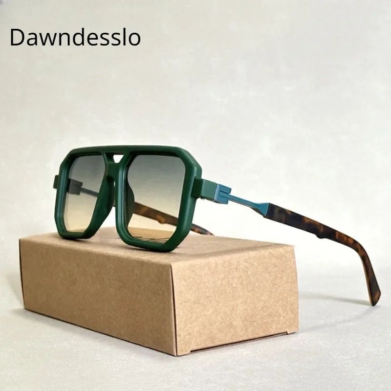 Óculos de Sol Vintage 2025 Proteção Solar Masculinos Quadrados Estilo Retrô Femininos da Moda Gafas De Sol