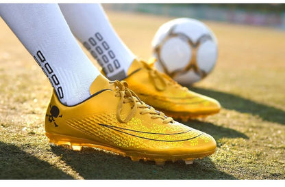 Men Society Soccer Shoes Cleats TF/FG Indoor Non Slip Original Professional Fast Football Shoes Grass Training Football Boots