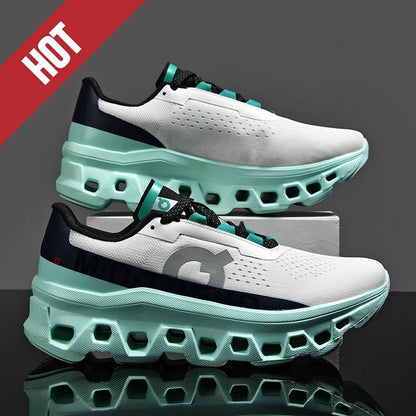 Marathon Men Sports Running Shoes Air Cushion Breathable Lightweight Male Comfortable Athletic Casual Sneakers Hiking Outdoor