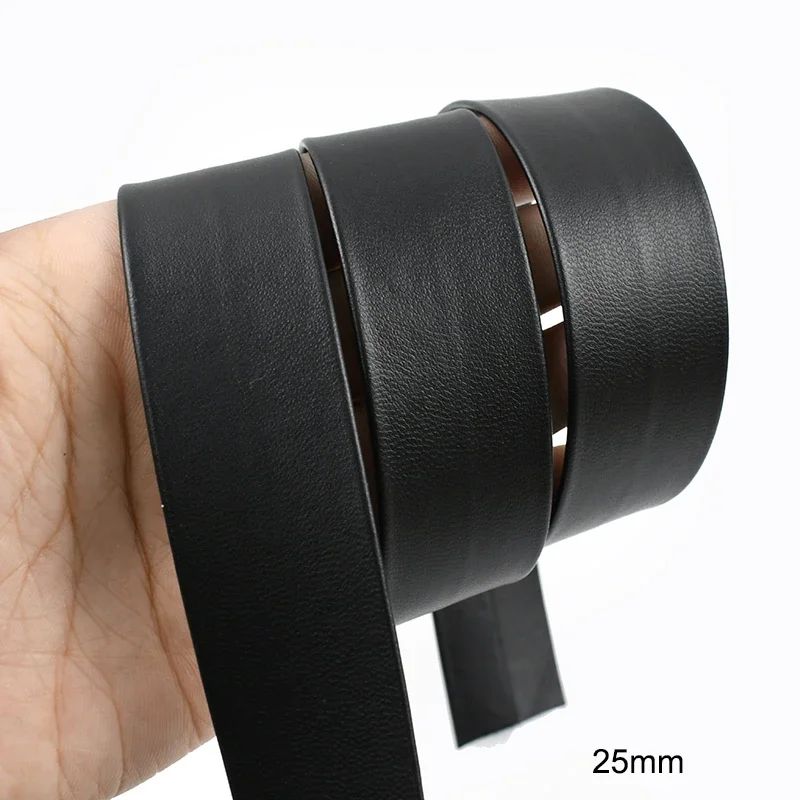 5Meters 3-50mm Black PU Leather Cords Soft Ribbon Band Bag Strap Webbing Necklace Jewelry Decor Tape DIY Sewing Accessories