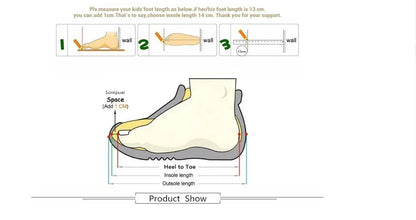 Baby Shoes Kids Sneakers Spring Summer Sandals Fluorescent Sole Sports Tennis Running Casual Flats Breathable Boys Girls Shoes